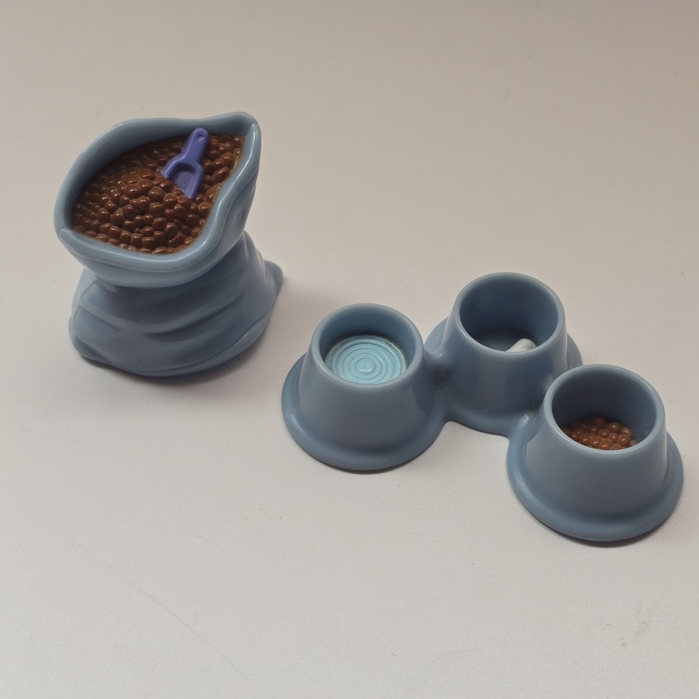 Fisher Price Loving Family Pet Food Accessories Dog Food Bag Bowl Bone Dollhouse